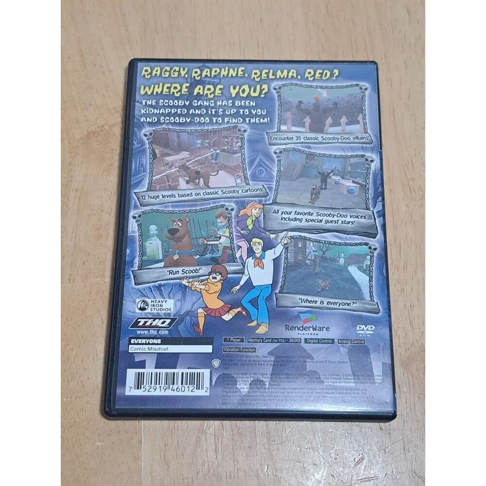Scooby-Doo Night of 100 Frights Sony PS2 Complete